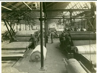 Carding Room, Long Meadow Mill, 1923